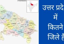 उत्तर प्रदेश में कितने जिले है 2026 में Up Me Kitne Jile Hai