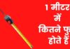 1 मीटर में कितने फुट होते हैं | 1 Metre Mein Kitne Foot Hote Hain 1 Metre Mein Kitne Foot Hote Hain