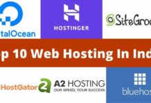 भारत की 10 सबसे अच्छी Web Hosting 2026 में? Best Web Hosting India