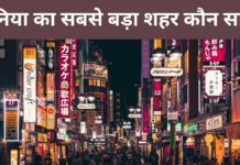 दुनिया के 10 सबसे बड़े शहर कौनसे है 2026 में? Duniya Ka Sabse Bada Shahar Kaun Sa Hai