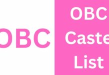 ओबीसी वर्ग में आने वाली जाति | OBC Caste List in Hindi OBC Caste List in Hindi