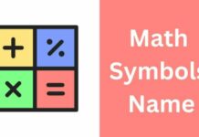 गणित के सभी चिन्हों के नाम हिंदी में और इंग्लिश में जानिए? math symbols name in hindi