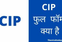 CIP Full Form क्या है पूरी जानकारी हिंदी में? cip full form