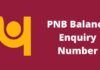 पीएनबी बैलेंस इन्क्वायरी नंबर | PNB Balance Enquiry Number pnb balance enquiry number