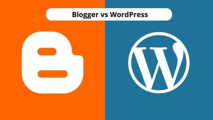 blogger vs wordpress blogger vs wordpress